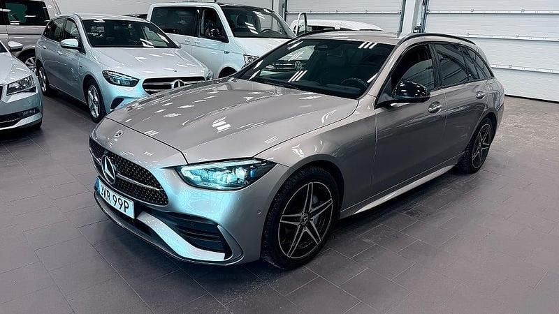 Begagnad Mercedes C300 AMG 313 HK (230 kW) 2023 Silver Kombi