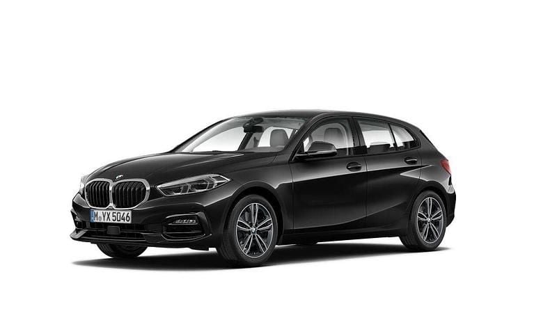 Svart Begagnad 2021 BMW 118 Sport Line Halvkombi | 209 500 kr (Bra pris) - Bild 1/2