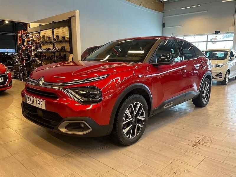 Begagnad Citroën C4 PureTech 131 HK (96 kW) 2021 Röd Halvkombi