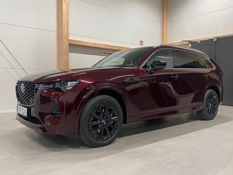 Röd Ny 2024 Mazda CX-80 Homura-Line SUV | 657 100 kr (Marknadspris) - Bild 1/4