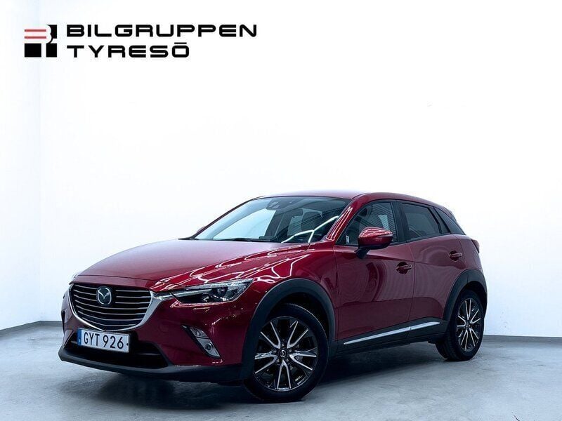 Röd Begagnad 2016 Mazda CX-3 SUV | 149 900 kr (Bra pris) - Bild 1/4