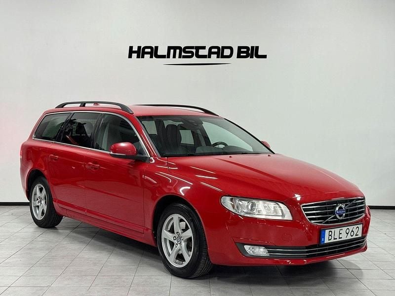 Röd Begagnad 2014 Volvo V70 Momentum Kombi | 89 500 kr (Marknadspris) - Bild 1/4