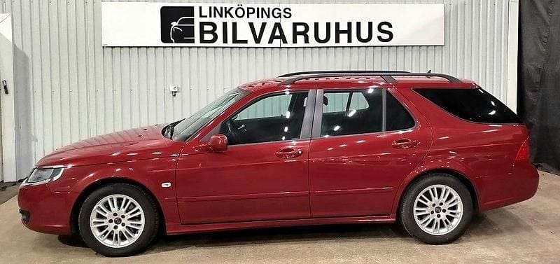 Röd Begagnad 2007 Saab 9-5 Kombi | 69 900 kr - Bild 1/4