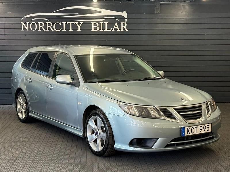 Begagnad Saab 9-3 Linear 150 HK (110 kW) 2009 Grå Kombi