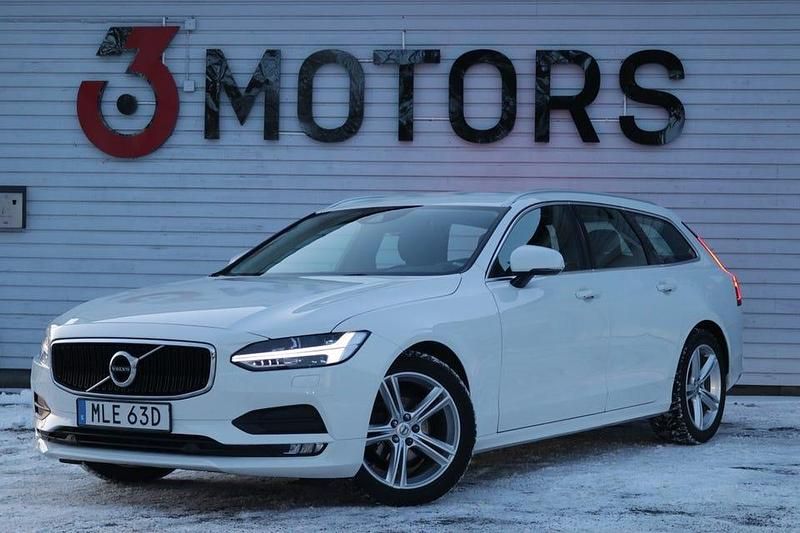 Begagnad Volvo V90 150 HK (110 kW) 2020 Vit Kombi