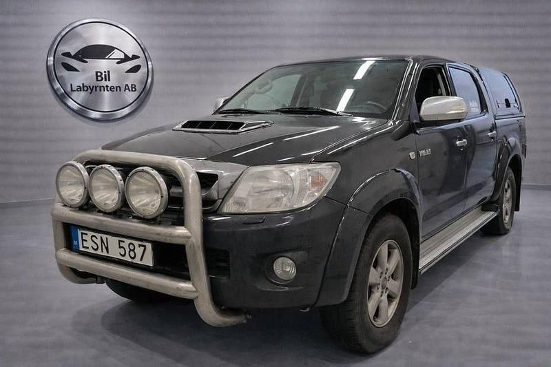 Begagnad Toyota HiLux 171 HK (125 kW) 2011 Svart Pickup