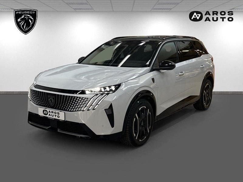 Grå (blå ingaro) Ny 2024 Peugeot e-5008 GT SUV | 609 900 kr - Bild 1/4