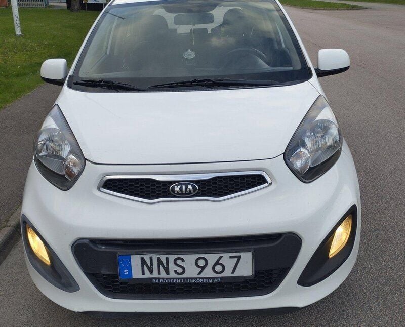 Vit Begagnad 2014 Kia Picanto Halvkombi | 35 000 kr (Marknadspris) - Bild 1/4