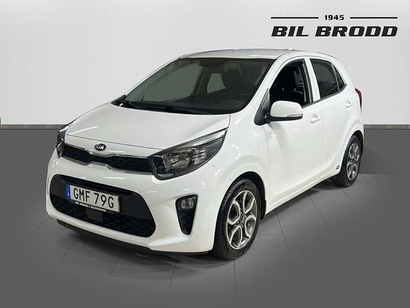 Vit Begagnad 2019 Kia Picanto Advance Halvkombi | 109 800 kr (Marknadspris) - Bild 1/4
