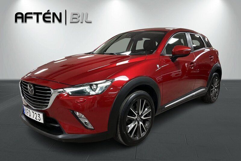 Röd Begagnad 2016 Mazda CX-3 SUV | 164 800 kr (Superpris) - Bild 1/3