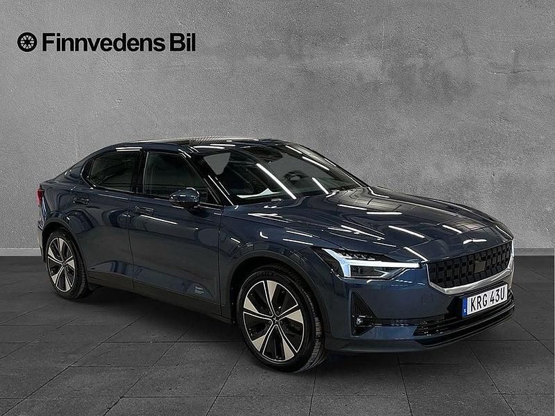 Begagnad Polestar 2 Plus 309 kW (421 HK) 2022 Mörkblå Halvkombi
