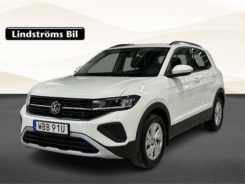 Vit Begagnad 2024 VW T-Cross SUV | 249 900 kr (Marknadspris) - Bild 1/3