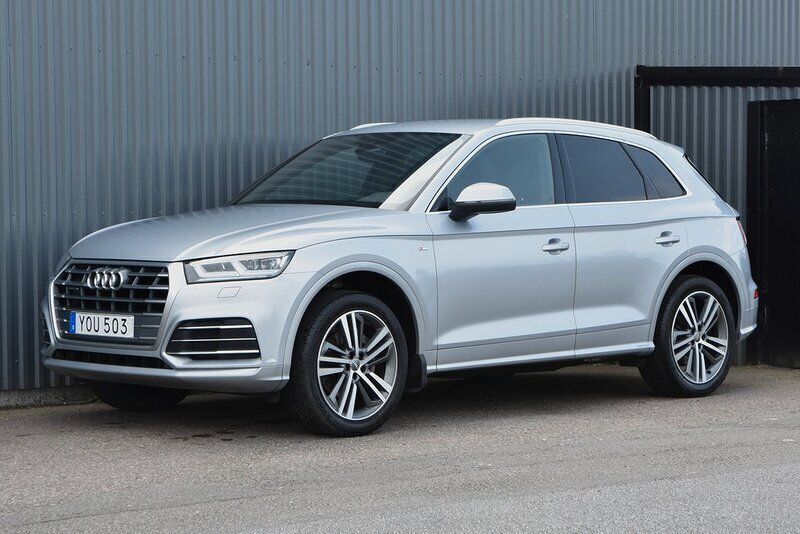 Silver Begagnad 2018 Audi Q5 S-Line SUV | 259 900 kr (Bra pris) - Bild 1/4