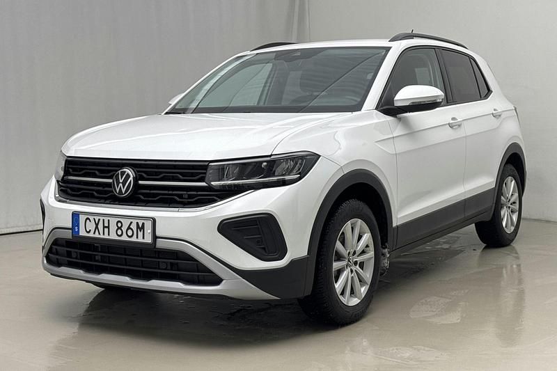 Vit Begagnad 2025 VW T-Cross SUV | 235 000 kr (Marknadspris) - Bild 1/4