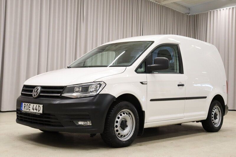 Vit Begagnad 2021 VW Caddy Minibuss | 139 900 kr (Superpris) - Bild 1/4