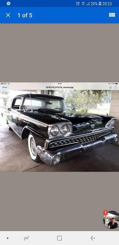 Begagnad Ford Galaxie 1959 Cab