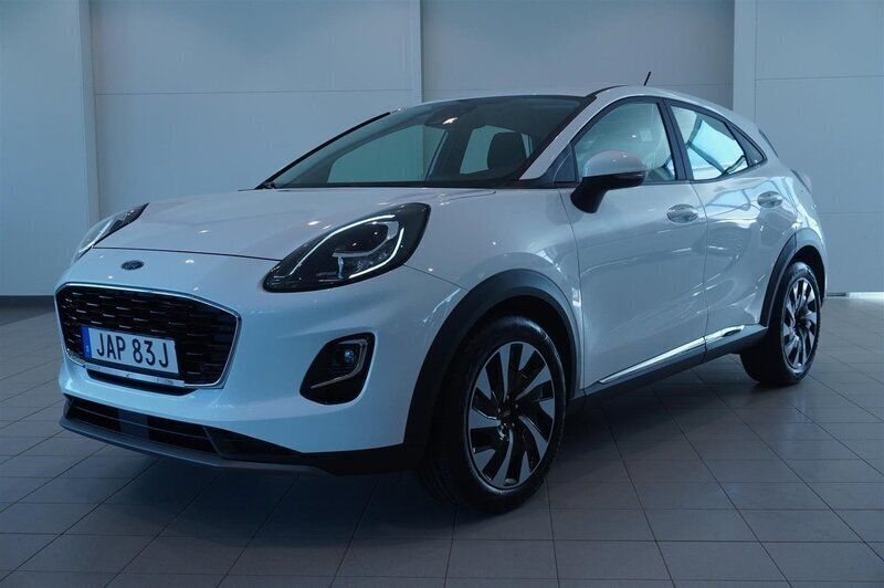 Vit Begagnad 2023 Ford Puma Titanium Sportkupé | 208 800 kr (Bra pris) - Bild 1/4