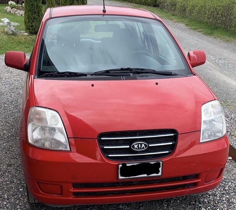 Röd Begagnad 2007 Kia Picanto EX Halvkombi | 12 000 kr (Superpris) - Bild 1/4