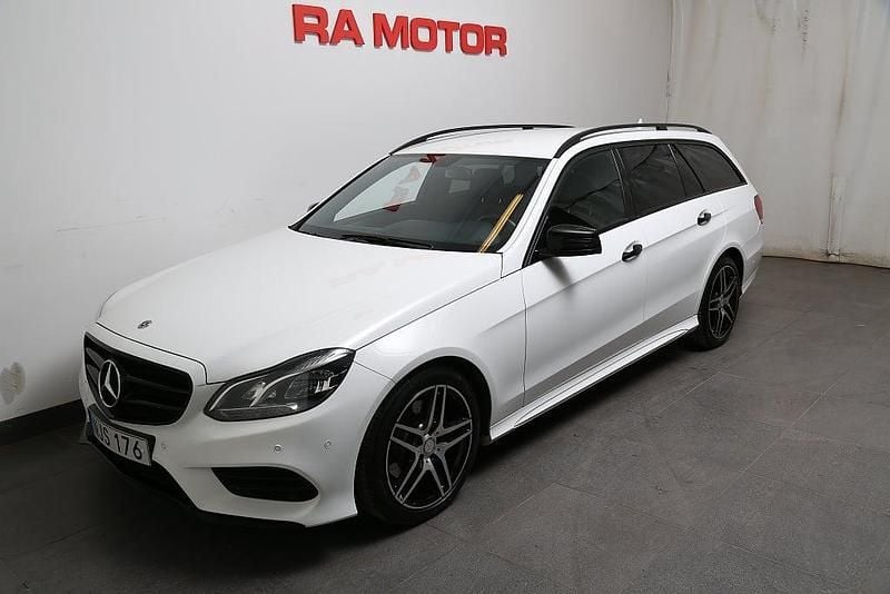 Begagnad Mercedes E220 Avantgarde 170 HK (125 kW) 2016 Vit Kombi