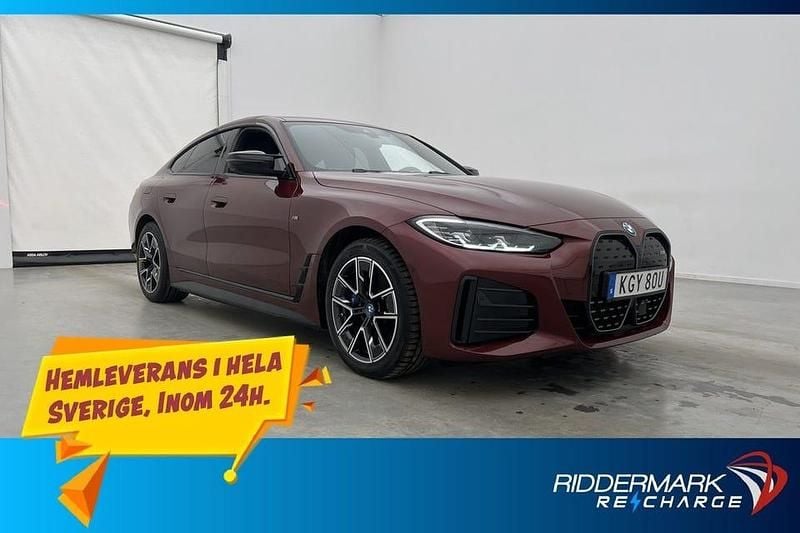 Begagnad BMW i4 M Sport 400 kW (544 HK) 2023 Röd Sedan