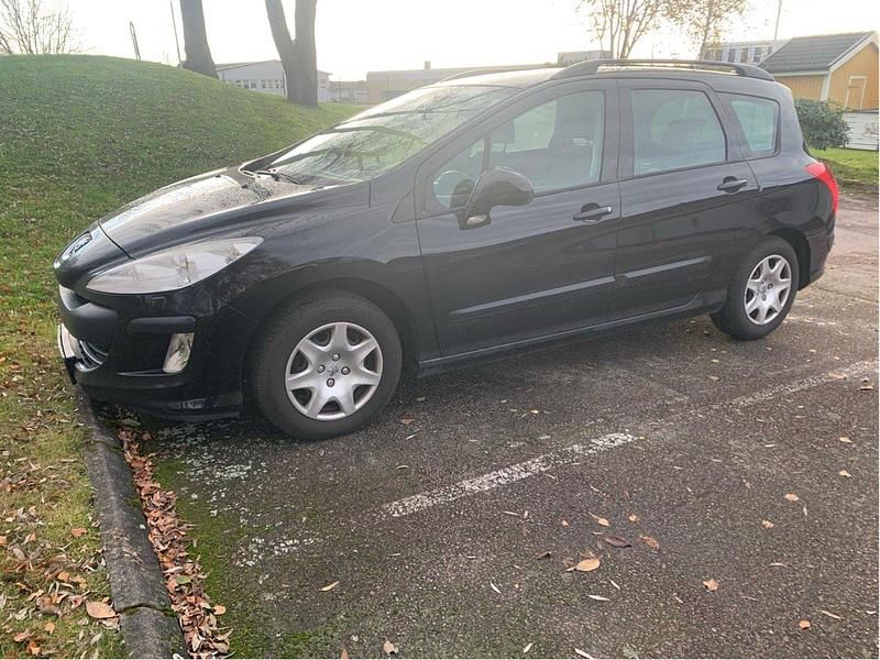 Svart Begagnad 2009 Peugeot 308 Kombi | 34 000 kr (Marknadspris) - Bild 1/4