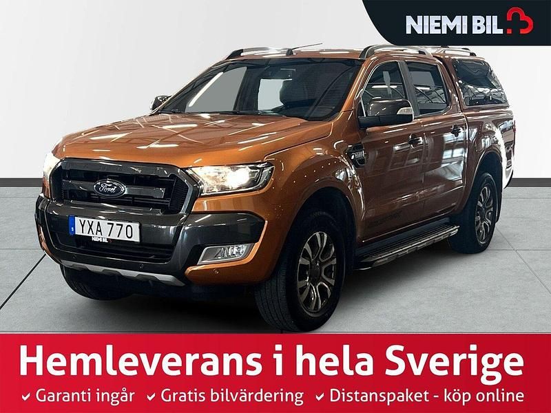 Orange Begagnad 2018 Ford Ranger S Pickup | 309 900 kr (Marknadspris) - Bild 1/3