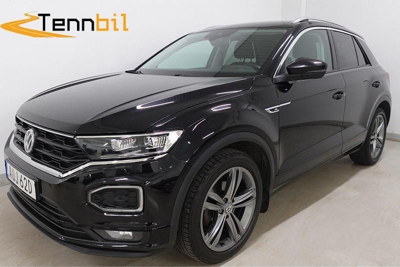 Svart Begagnad 2019 VW T-Roc R-line SUV | 239 900 kr (Marknadspris) - Bild 1/4