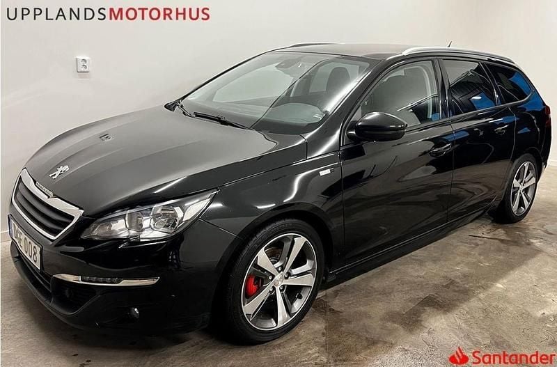 Svart Begagnad 2016 Peugeot 308 Active Kombi | 62 900 kr (Marknadspris) - Bild 1/4