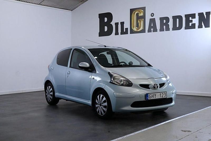 Ljusblå Begagnad 2007 Toyota Aygo Halvkombi | 19 900 kr (Marknadspris) - Bild 1/4