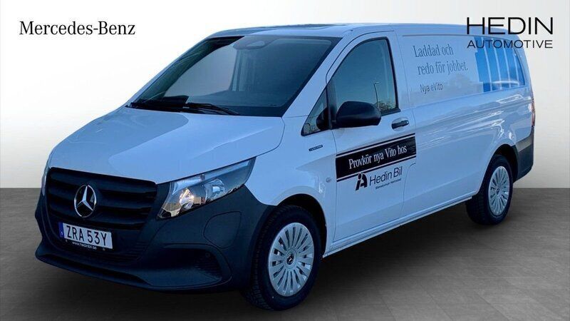 Vit (white) Begagnad 2024 Mercedes e-Vito Minibuss | 623 750 kr (Marknadspris) - Bild 1/4