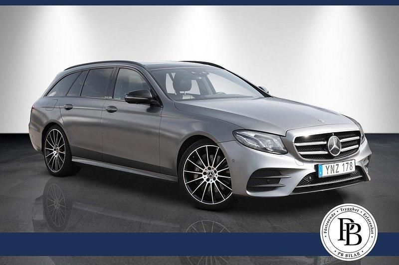 Grå Begagnad 2017 Mercedes E350 AMG Kombi | 254 900 kr (Marknadspris) - Bild 1/3