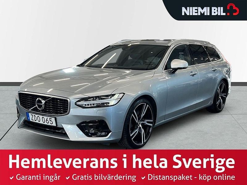 Silver Begagnad 2018 Volvo V90 R-Design Kombi | 359 900 kr (Lite dyr) - Bild 1/3