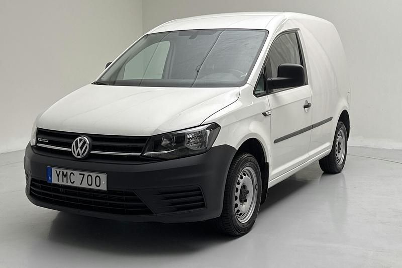 Vit Begagnad 2017 VW Caddy Minibuss | 135 000 kr (Lite dyr) - Bild 1/4