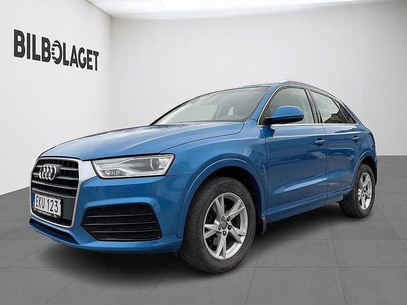 Blå Begagnad 2017 Audi Q3 SUV | 169 000 kr (Marknadspris) - Bild 1/4