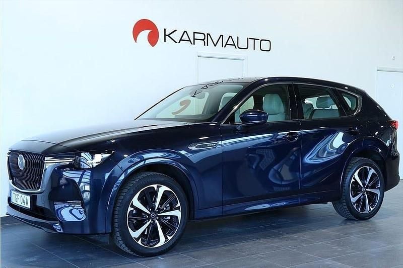 Deep crystall blue Begagnad 2023 Mazda CX-60 Takumi-Line SUV | 429 900 kr (Superpris) - Bild 1/4
