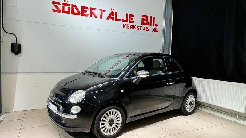 Svart Begagnad 2008 Fiat 500 Lounge Halvkombi | 49 900 kr (Lite dyr) - Bild 1/4