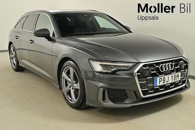 Daytonagrå pärleffekt Begagnad 2024 Audi A6 S-Line Kombi | 499 900 kr (Dyr) - Bild 1/4