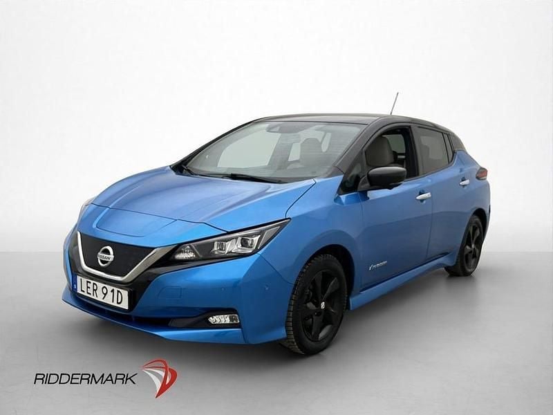 Begagnad Nissan Leaf 360º 110 kW (150 HK) 2019 Blå Halvkombi