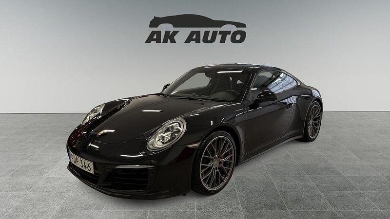 Svart Begagnad 2017 Porsche 911 Carrera 4S Sport Sportkupé | 1 099 000 kr - Bild 1/4