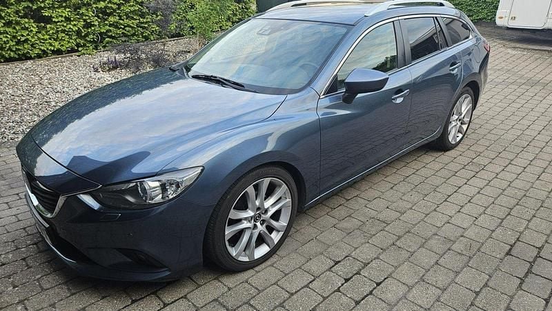 Blå Begagnad 2013 Mazda 6 Optimum Kombi | 79 000 kr (Marknadspris) - Bild 1/4