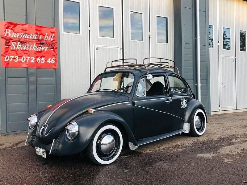 Svart Begagnad 1973 VW Beetle Sedan | 59 900 kr - Bild 1/4