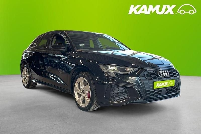 Begagnad Audi A3 S-Line 245 HK (180 kW) 2021 Svart Sedan