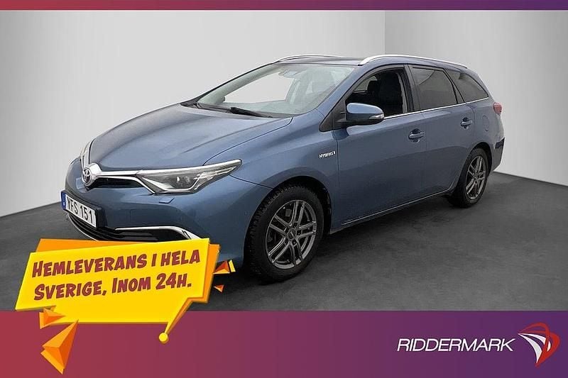 Blå Begagnad 2016 Toyota Auris Hybrid Executive Kombi | 144 800 kr (Marknadspris) - Bild 1/3