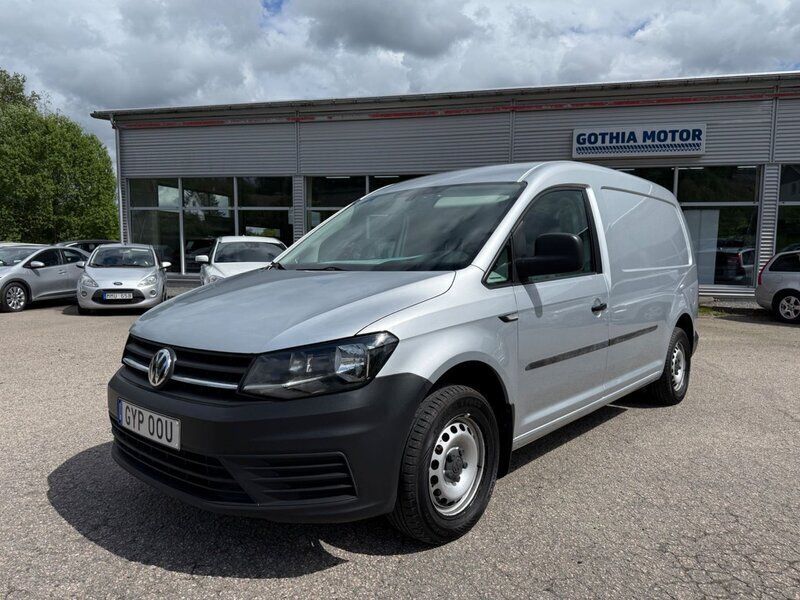 Silver (silver metallic) Begagnad 2019 VW Caddy Maxi Minibuss | 139 900 kr (Bra pris) - Bild 1/4