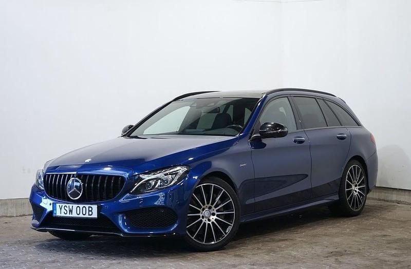Begagnad Mercedes C450 AMG AMG 367 HK (269 kW) 2016 Blå Kombi
