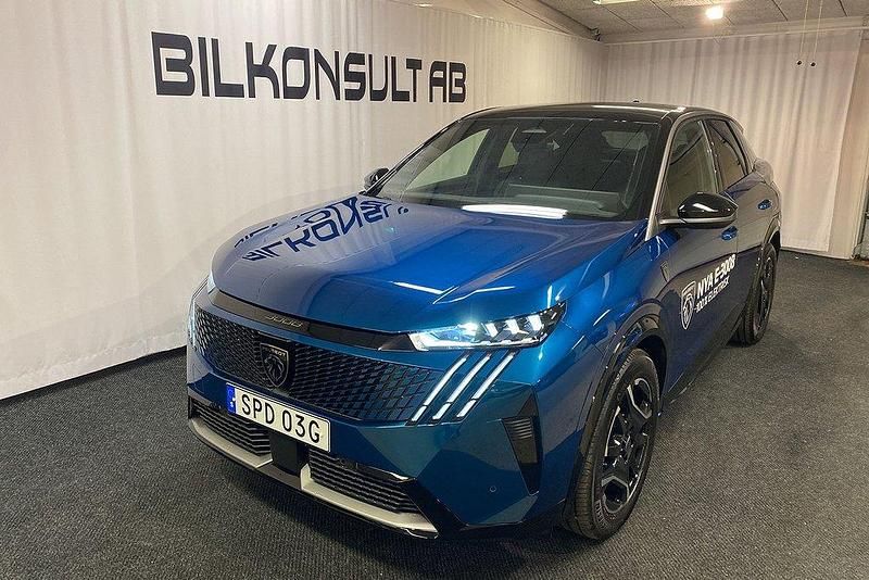 Blå Ny 2025 Peugeot e-3008 GTi SUV | 519 900 kr (Marknadspris) - Bild 1/4