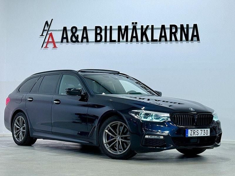 Svart Begagnad 2018 BMW 530 M Sport Kombi | 379 900 kr (Marknadspris) - Bild 1/4