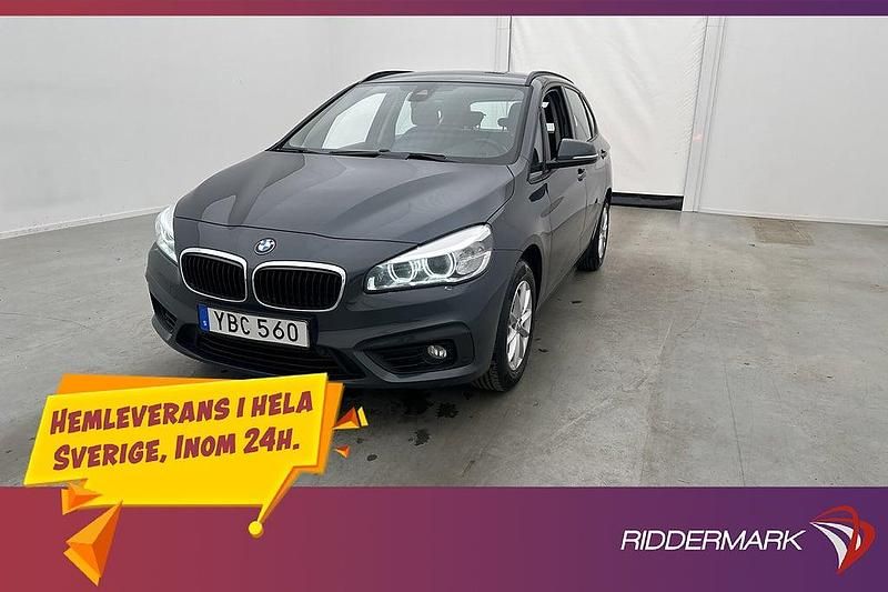 Grå Begagnad 2015 BMW 218 Active Tourer Advantage Minibuss | 134 800 kr (Marknadspris) - Bild 1/3