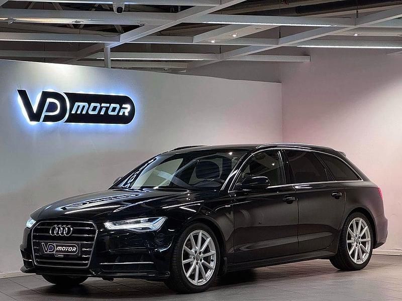 Svart Begagnad 2017 Audi A6 S-Line Kombi | 189 700 kr (Marknadspris) - Bild 1/4
