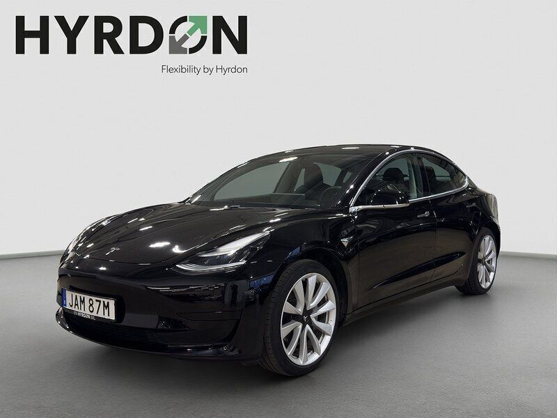 Svart Begagnad 2019 Tesla Model 3 Standard Range Plus Sedan | 209 000 kr (Lite dyr) - Bild 1/4